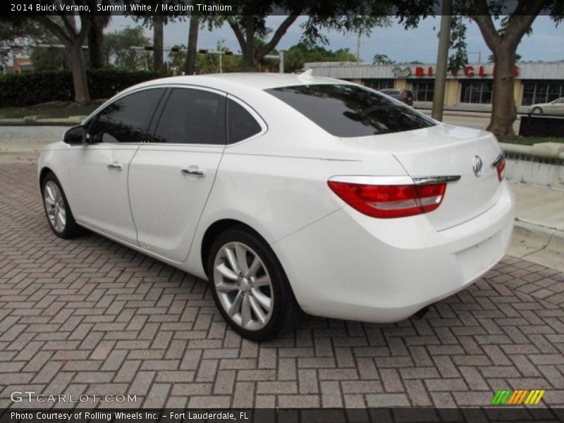 Summit White / Medium Titanium 2014 Buick Verano