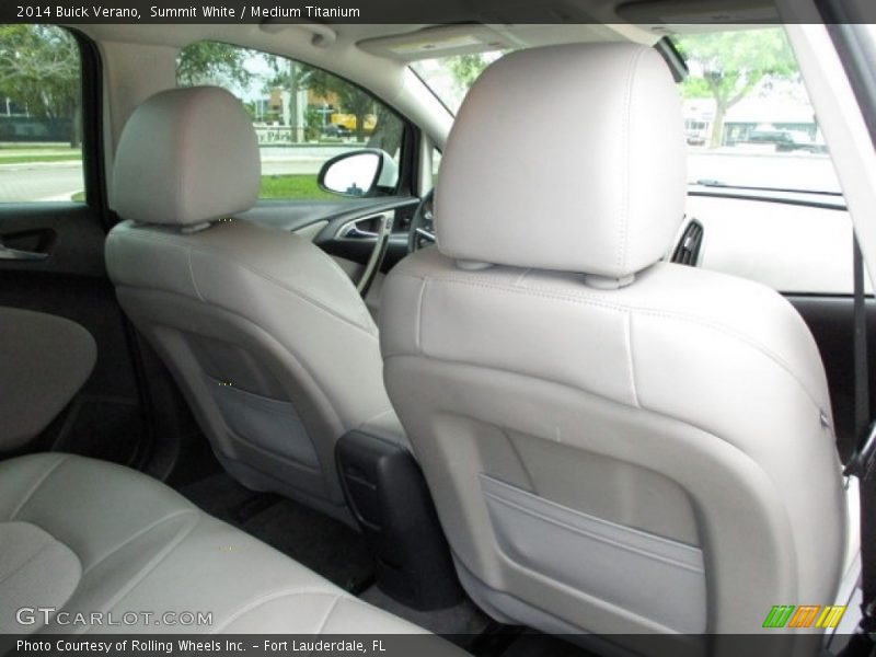 Summit White / Medium Titanium 2014 Buick Verano