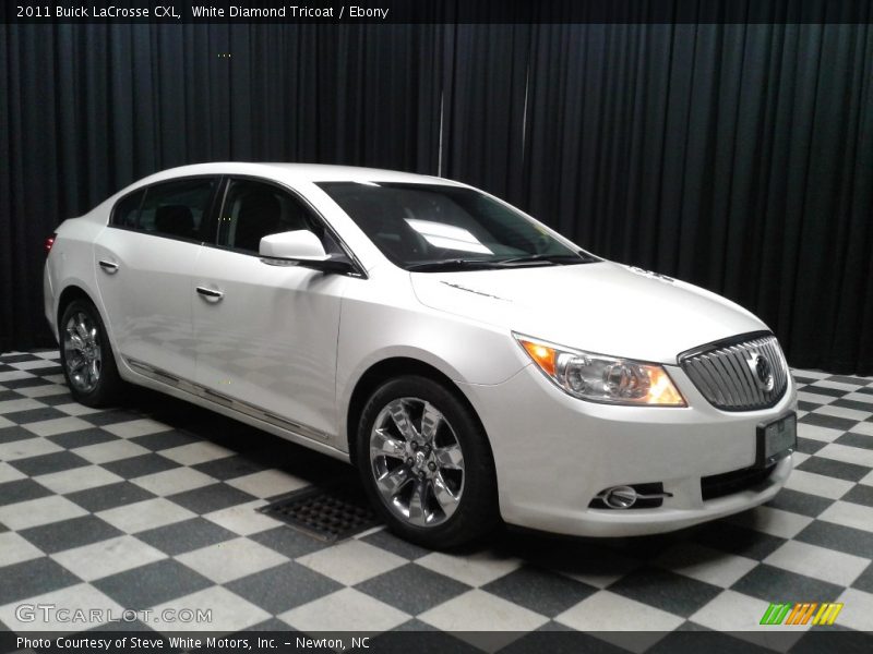 White Diamond Tricoat / Ebony 2011 Buick LaCrosse CXL