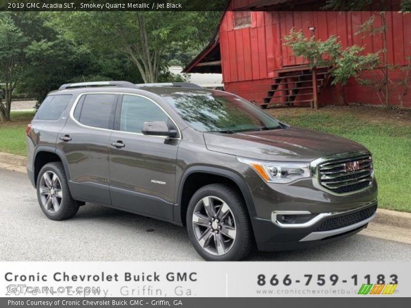 Smokey Quartz Metallic / Jet Black 2019 GMC Acadia SLT