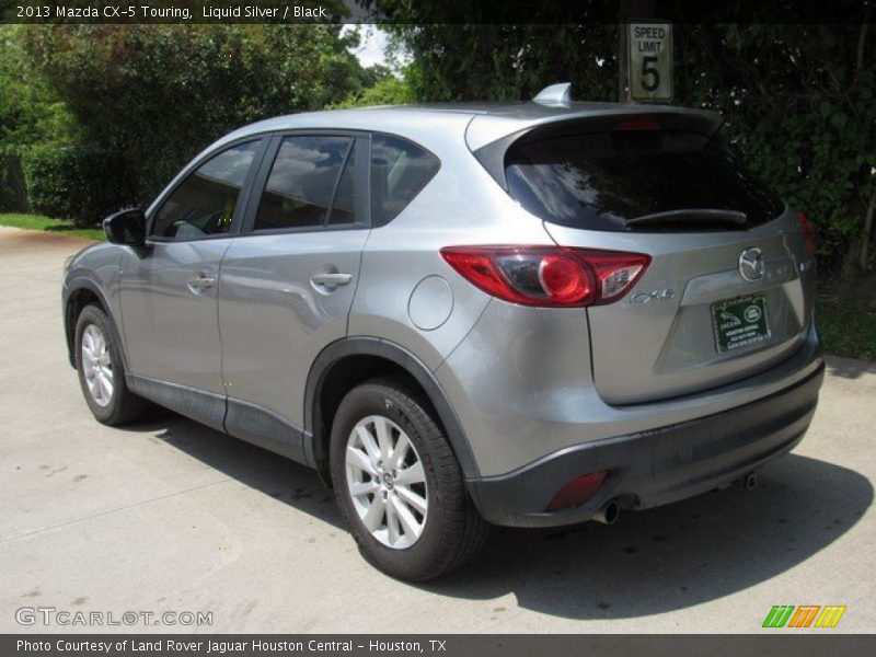 Liquid Silver / Black 2013 Mazda CX-5 Touring