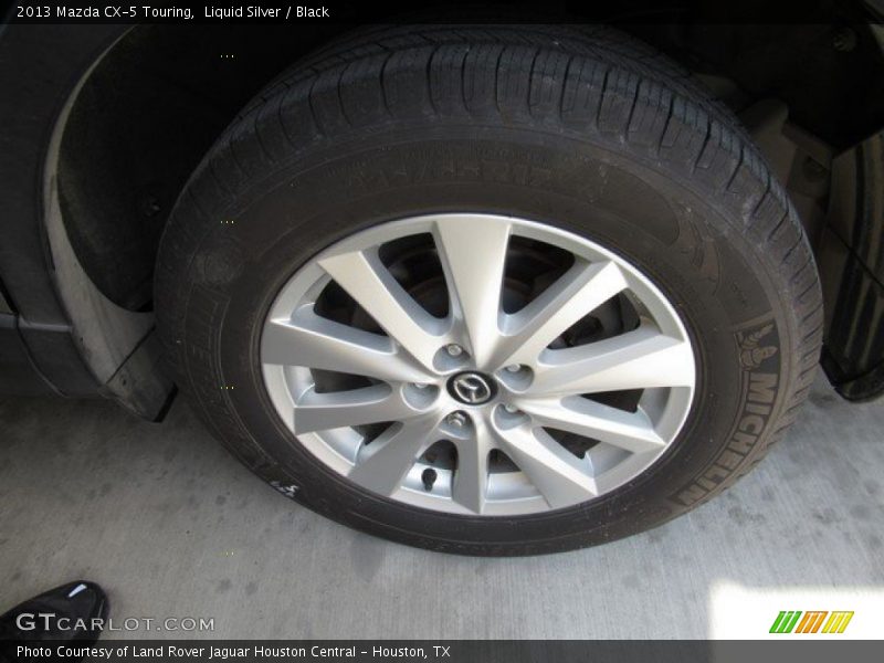 Liquid Silver / Black 2013 Mazda CX-5 Touring