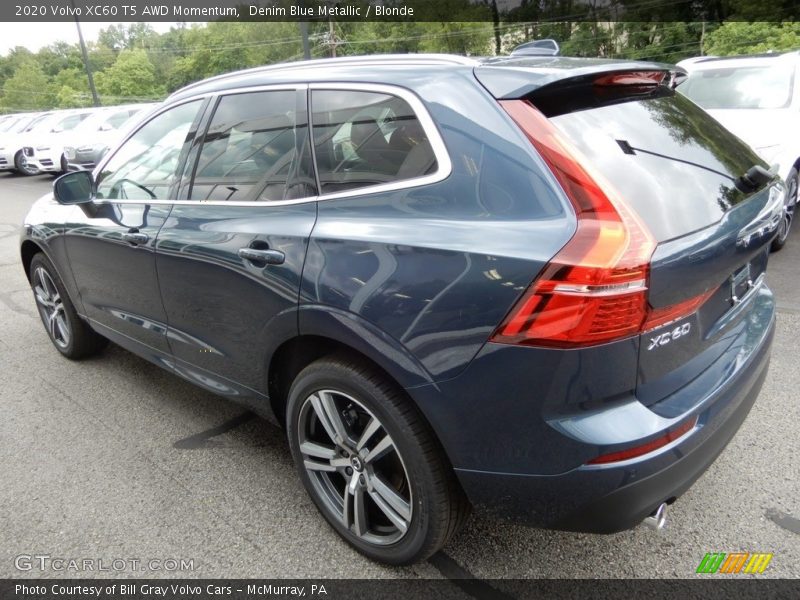 Denim Blue Metallic / Blonde 2020 Volvo XC60 T5 AWD Momentum