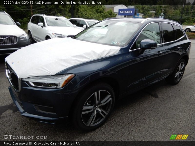 Denim Blue Metallic / Blonde 2020 Volvo XC60 T5 AWD Momentum