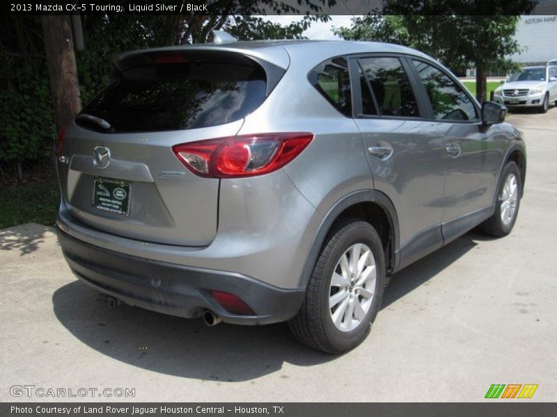 Liquid Silver / Black 2013 Mazda CX-5 Touring