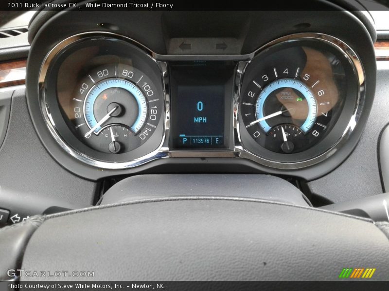 White Diamond Tricoat / Ebony 2011 Buick LaCrosse CXL