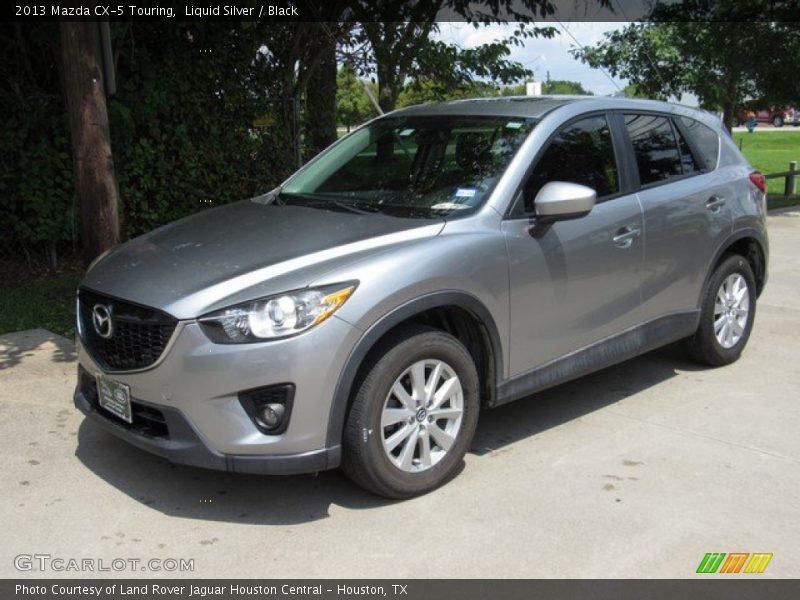 Liquid Silver / Black 2013 Mazda CX-5 Touring