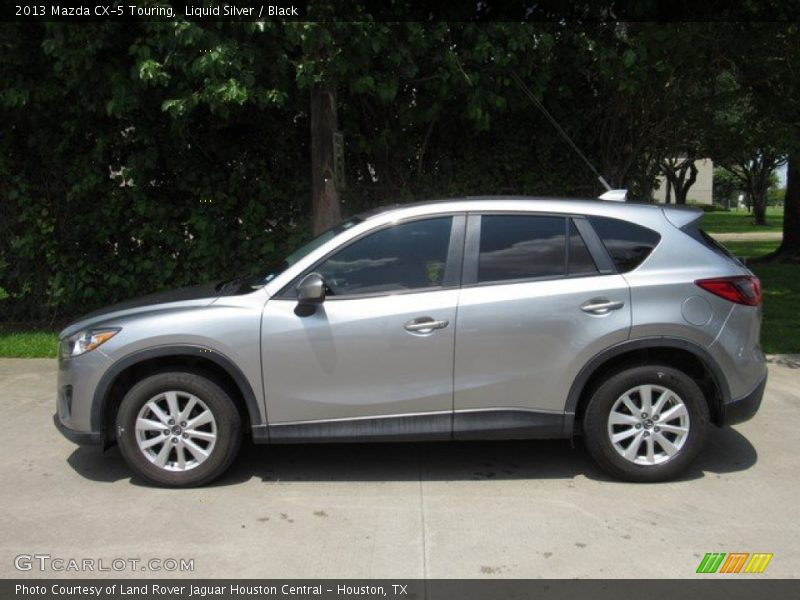 Liquid Silver / Black 2013 Mazda CX-5 Touring