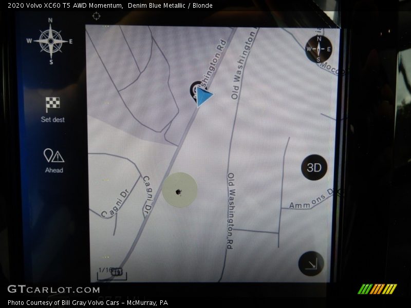Denim Blue Metallic / Blonde 2020 Volvo XC60 T5 AWD Momentum