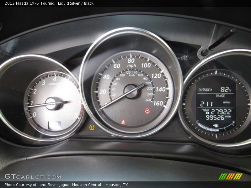 Liquid Silver / Black 2013 Mazda CX-5 Touring