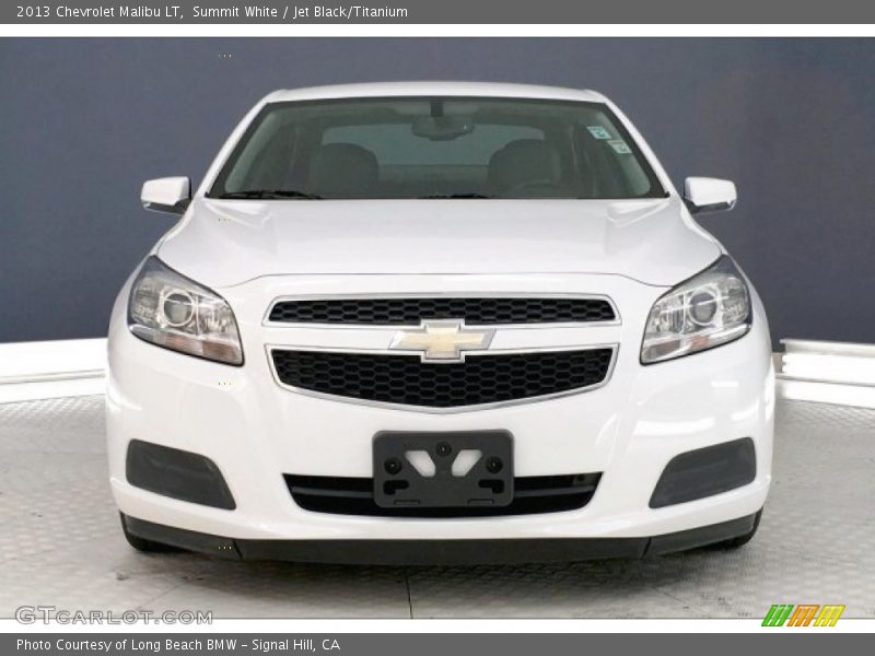 Summit White / Jet Black/Titanium 2013 Chevrolet Malibu LT