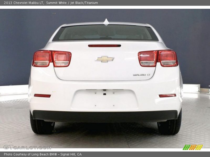 Summit White / Jet Black/Titanium 2013 Chevrolet Malibu LT