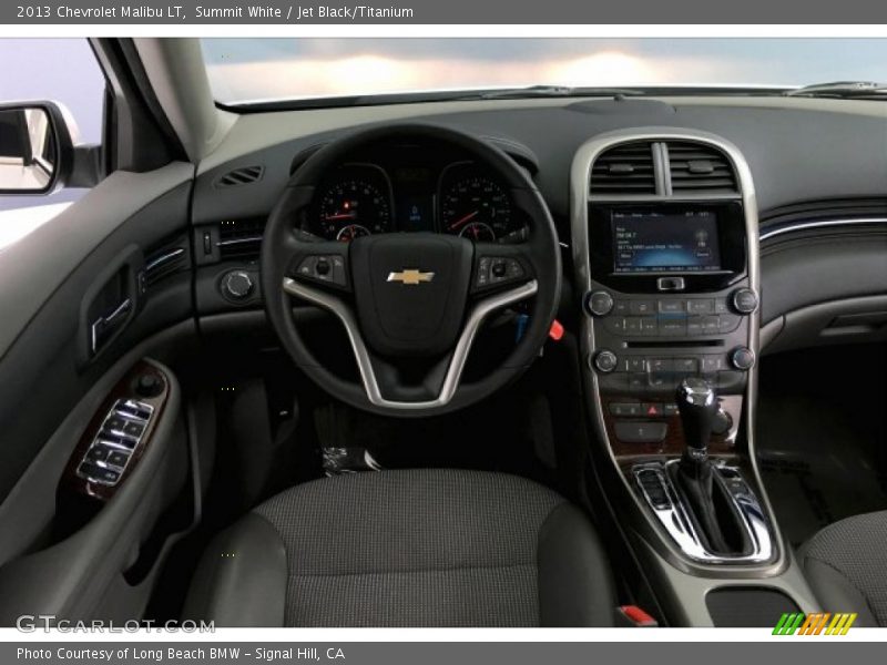 Summit White / Jet Black/Titanium 2013 Chevrolet Malibu LT