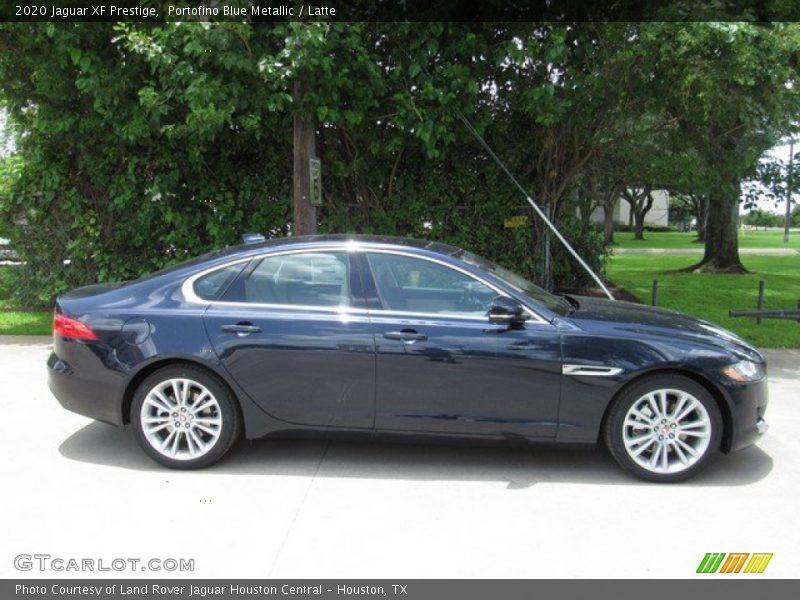 Portofino Blue Metallic / Latte 2020 Jaguar XF Prestige