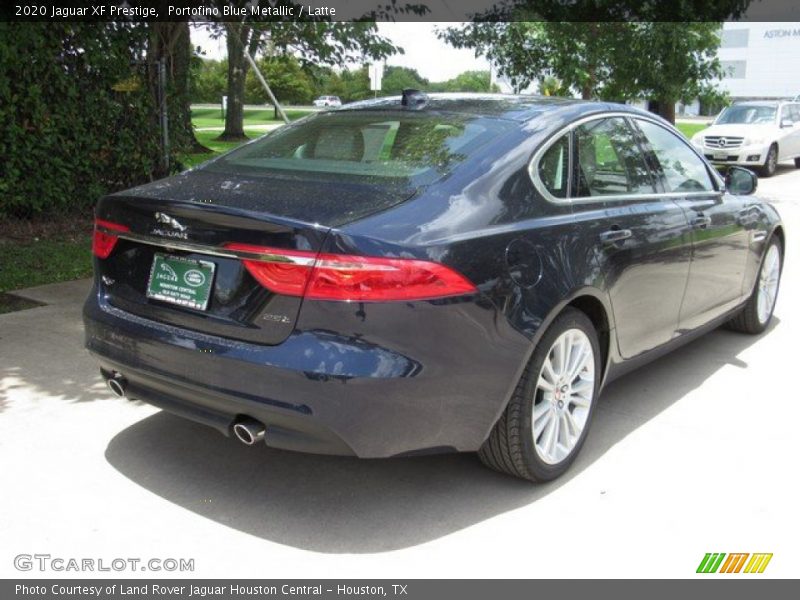 Portofino Blue Metallic / Latte 2020 Jaguar XF Prestige