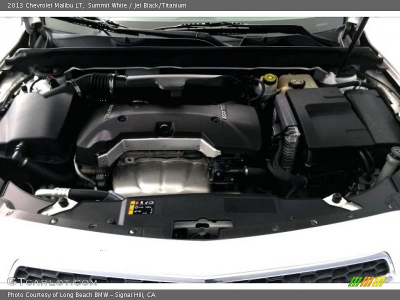 Summit White / Jet Black/Titanium 2013 Chevrolet Malibu LT