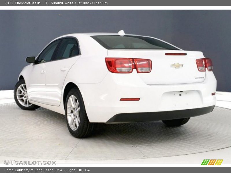 Summit White / Jet Black/Titanium 2013 Chevrolet Malibu LT