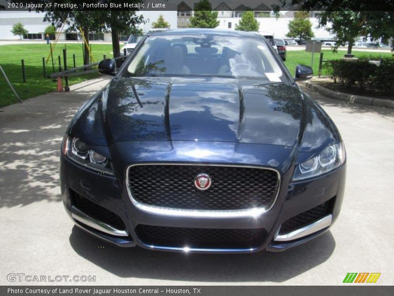 Portofino Blue Metallic / Latte 2020 Jaguar XF Prestige