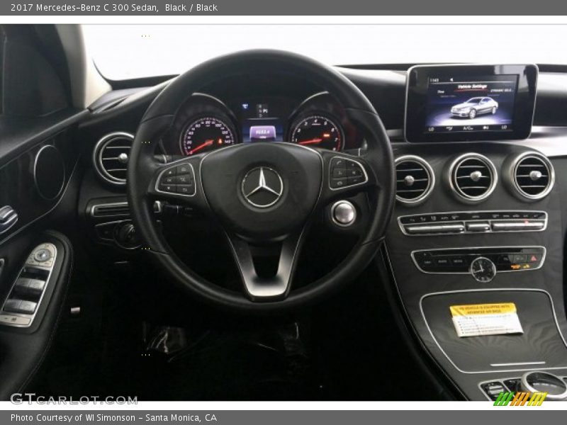 Black / Black 2017 Mercedes-Benz C 300 Sedan