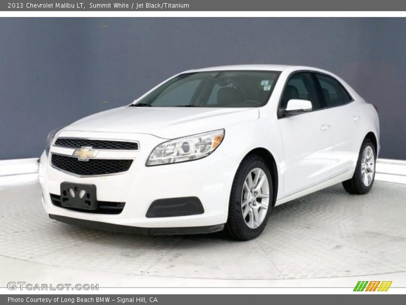Summit White / Jet Black/Titanium 2013 Chevrolet Malibu LT