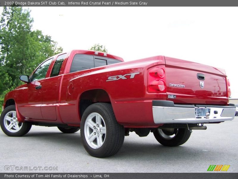 Inferno Red Crystal Pearl / Medium Slate Gray 2007 Dodge Dakota SXT Club Cab