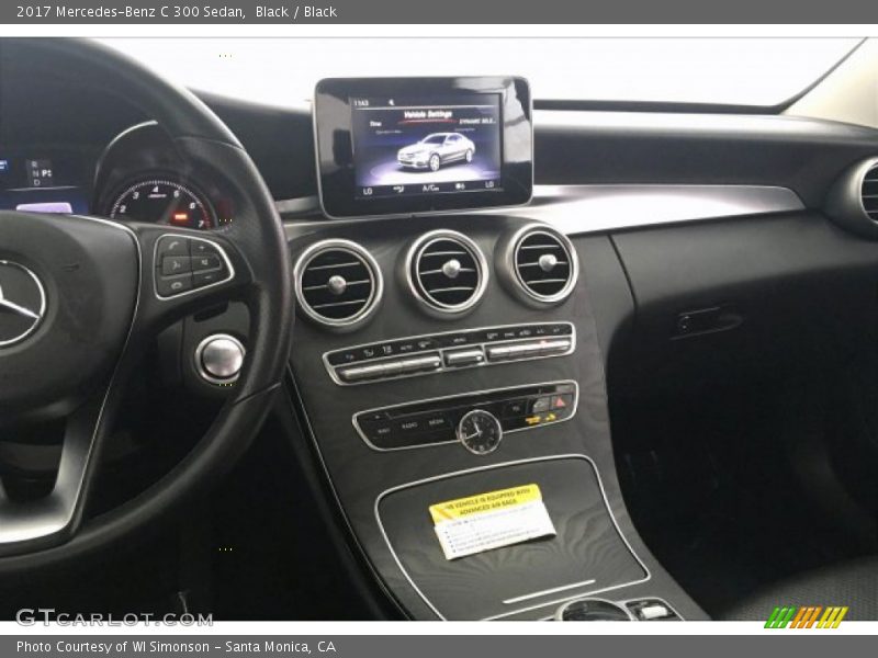 Black / Black 2017 Mercedes-Benz C 300 Sedan