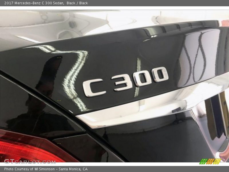Black / Black 2017 Mercedes-Benz C 300 Sedan