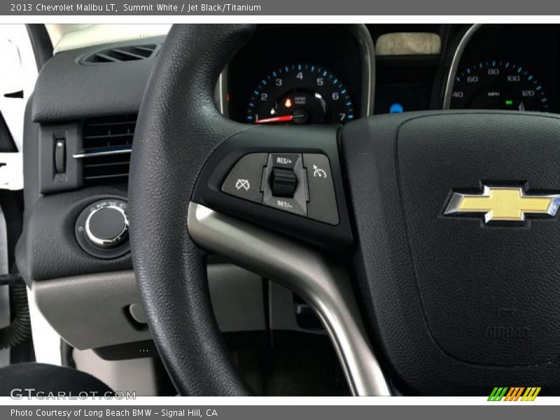 Summit White / Jet Black/Titanium 2013 Chevrolet Malibu LT