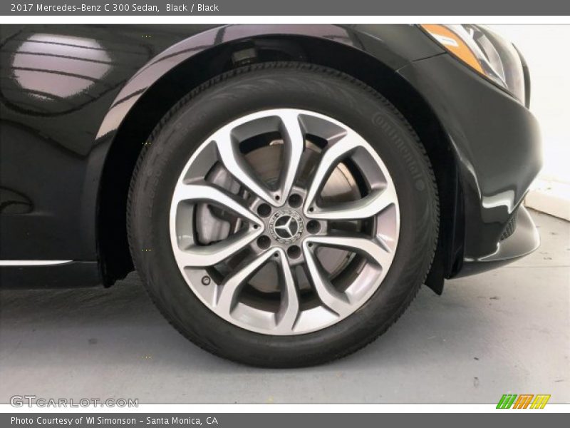 Black / Black 2017 Mercedes-Benz C 300 Sedan