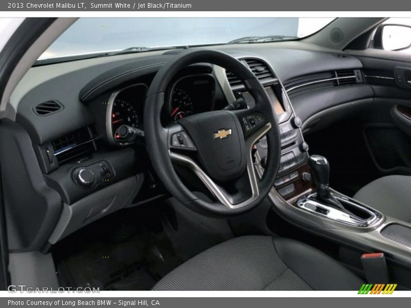 Summit White / Jet Black/Titanium 2013 Chevrolet Malibu LT