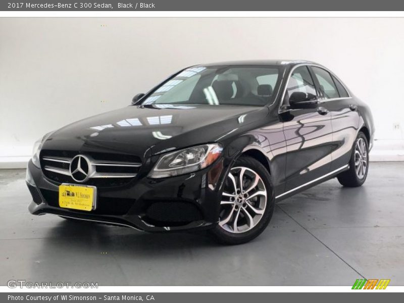 Black / Black 2017 Mercedes-Benz C 300 Sedan