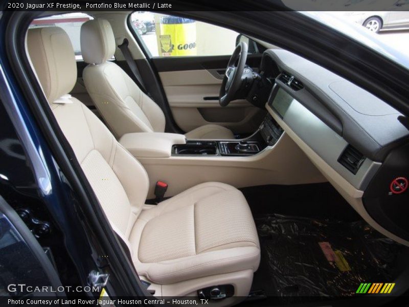 Portofino Blue Metallic / Latte 2020 Jaguar XF Prestige