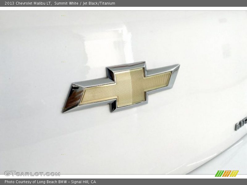 Summit White / Jet Black/Titanium 2013 Chevrolet Malibu LT