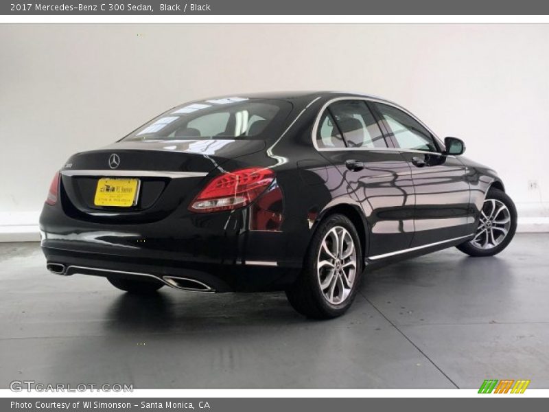 Black / Black 2017 Mercedes-Benz C 300 Sedan