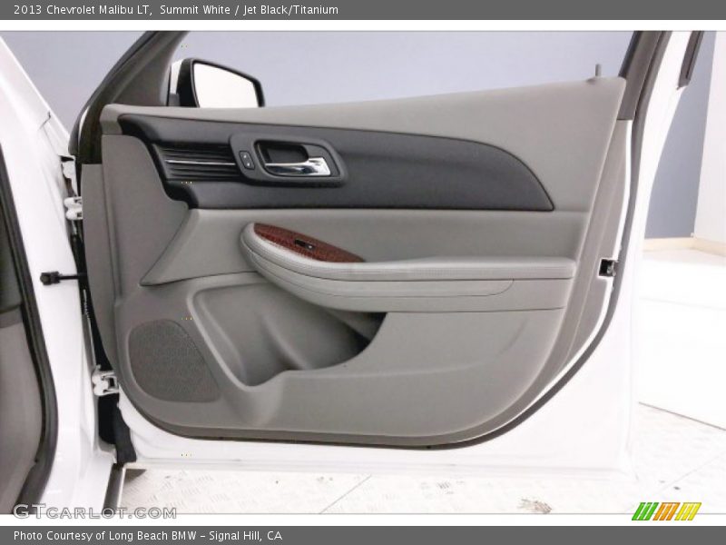 Summit White / Jet Black/Titanium 2013 Chevrolet Malibu LT