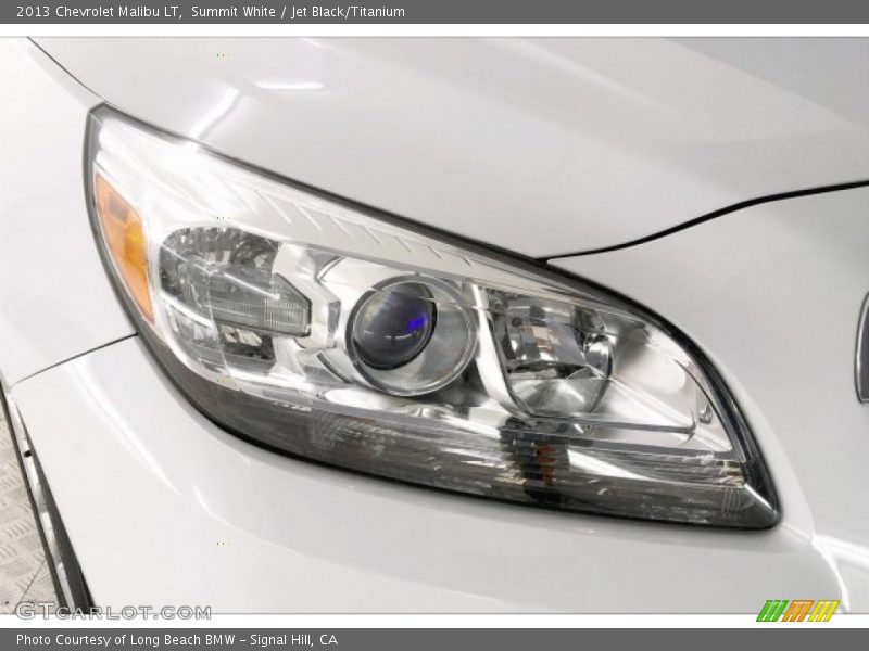 Summit White / Jet Black/Titanium 2013 Chevrolet Malibu LT