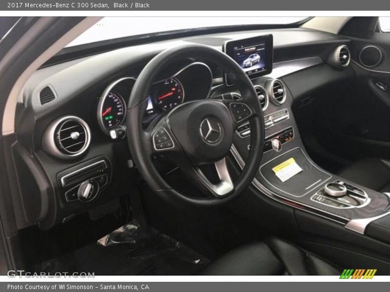 Black / Black 2017 Mercedes-Benz C 300 Sedan