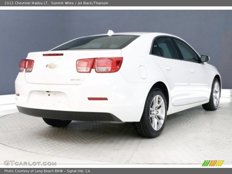 Summit White / Jet Black/Titanium 2013 Chevrolet Malibu LT