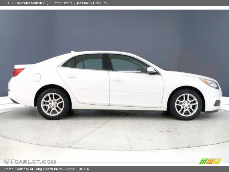 Summit White / Jet Black/Titanium 2013 Chevrolet Malibu LT