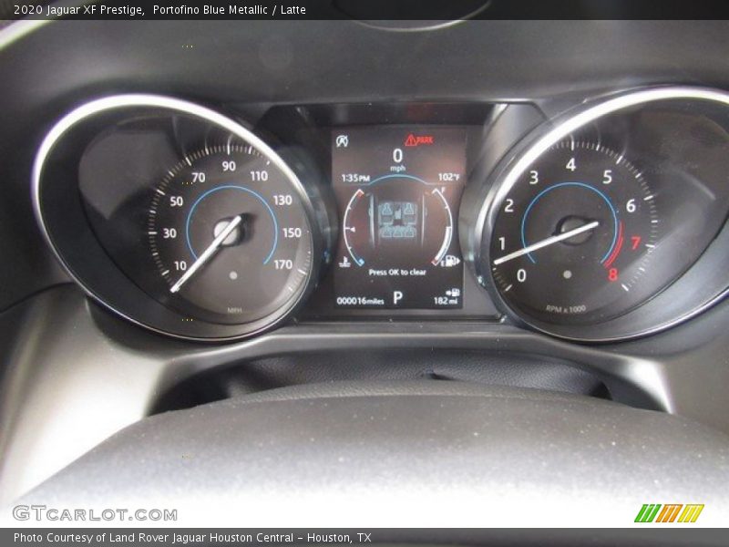  2020 XF Prestige Prestige Gauges