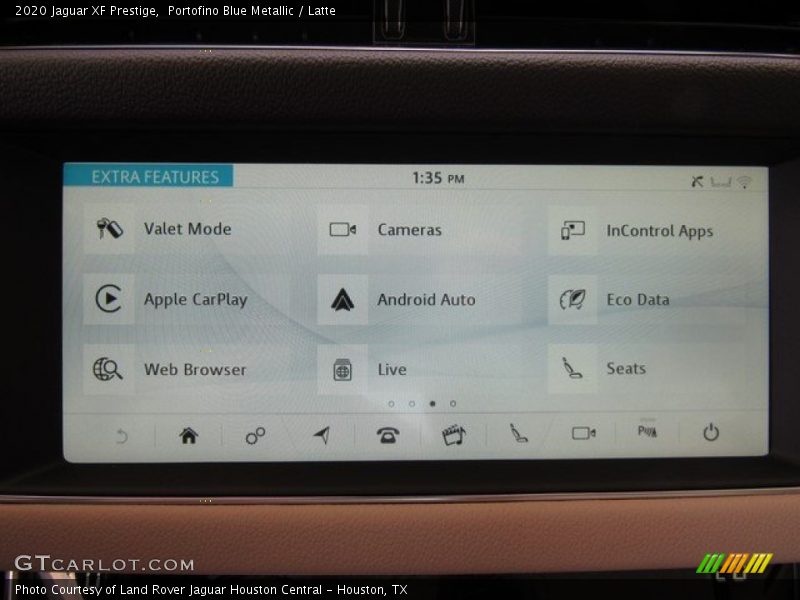 Portofino Blue Metallic / Latte 2020 Jaguar XF Prestige