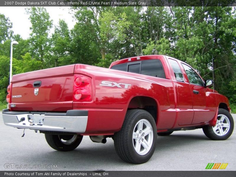 Inferno Red Crystal Pearl / Medium Slate Gray 2007 Dodge Dakota SXT Club Cab