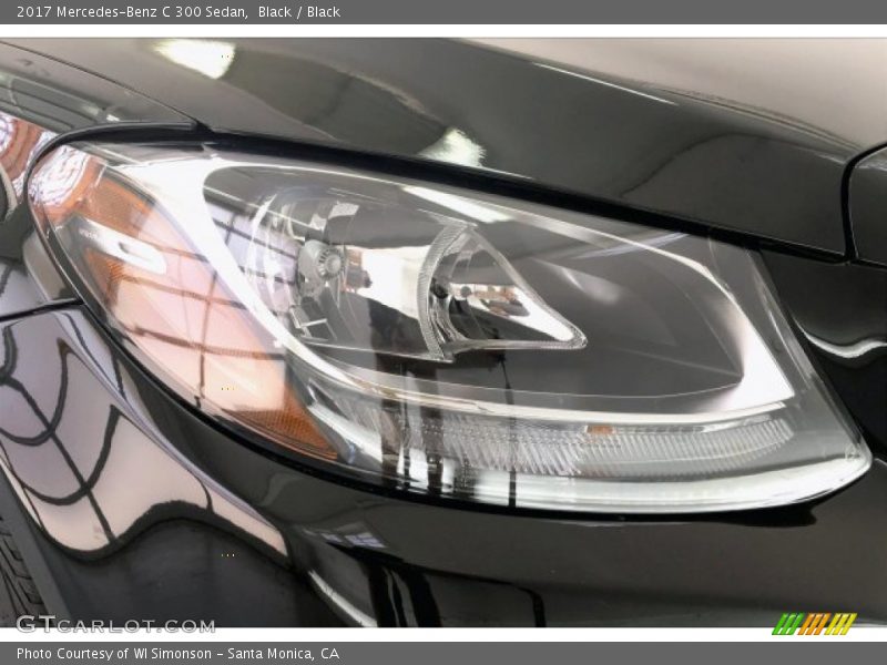 Black / Black 2017 Mercedes-Benz C 300 Sedan