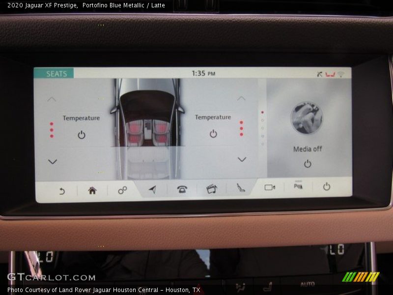 Portofino Blue Metallic / Latte 2020 Jaguar XF Prestige