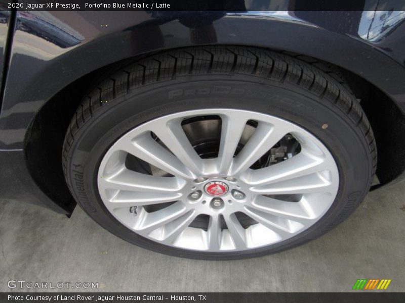 Portofino Blue Metallic / Latte 2020 Jaguar XF Prestige