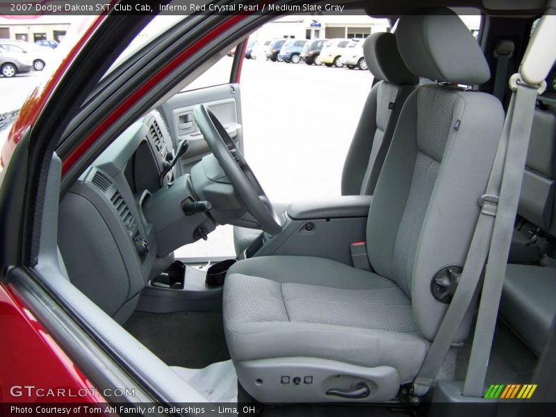 Inferno Red Crystal Pearl / Medium Slate Gray 2007 Dodge Dakota SXT Club Cab