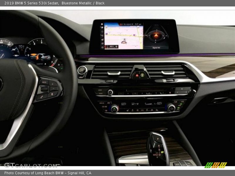 Bluestone Metallic / Black 2019 BMW 5 Series 530i Sedan
