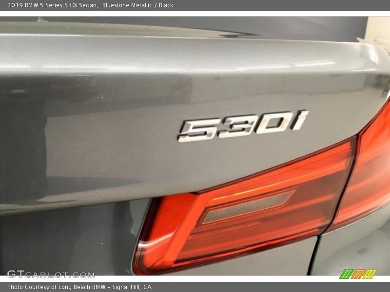 Bluestone Metallic / Black 2019 BMW 5 Series 530i Sedan