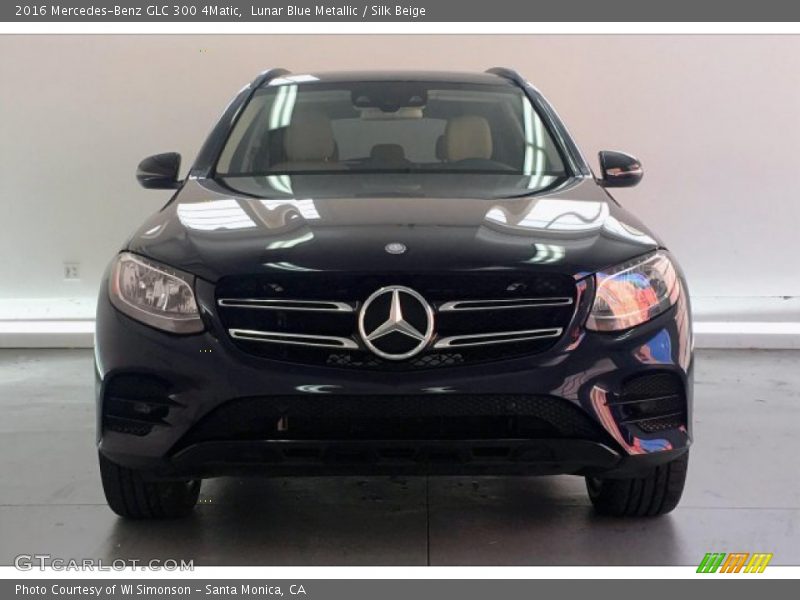 Lunar Blue Metallic / Silk Beige 2016 Mercedes-Benz GLC 300 4Matic