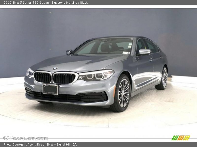 Bluestone Metallic / Black 2019 BMW 5 Series 530i Sedan